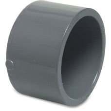 Eindkap PVC-U 90 mm lijmmof 16bar grijs