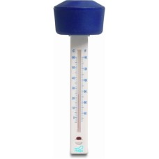 Mega Drijvende thermometer blauw/wit recht