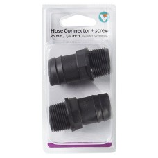 Hose Connector + Screw 25 mm- 3/4"