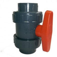 Kogelkraan PVC-U 50 mm lijmmof 16bar type Safe 600 L1