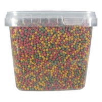 Vijverkorrels 1.2 liter 3 mm.